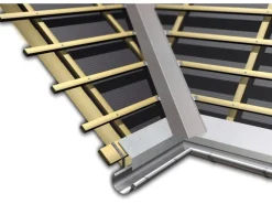 Kehlblech Alu Natur Zuschnitt 333 mm x 1000 mm