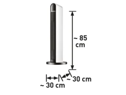 Keramik-Heizlüfter Tustna 2.000 W mit 90°-Oszillation