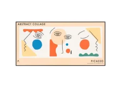 Klarstein Wonderwall Air Art Smart Infrarotheizung 60x120 cm 700 W Wandinstallation App-Steuerung Motiv Abstrakt Schwarz