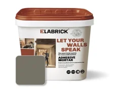 Klebemörtel 15 kg für Elabrick Verblender Zementgrau