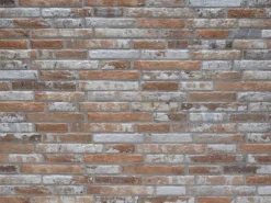 Klimex Verblender Feinsteinzeug UltraStrong Long Brick 40 cm x 16 cm Weiß-Braun