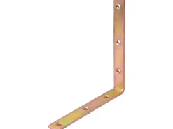 Konstruktionswinkel Gelb Verzinkt 160 mm x 160 mm x 20 mm