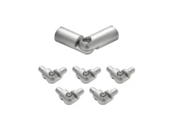 Kordo Eckset Für Geländer Grau Inga