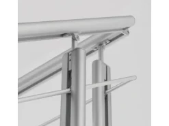 Kordo Eckset Für Geländer Grau Inga