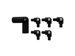 Kordo Eckset Für Geländer Vollschwarz Opalu oder Prestio