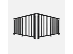 Kordo Eckverbinder Für Geländer Aus Aluminium Anthrazit Lynea