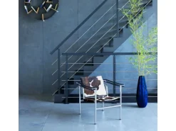 Kordo Geländerset 2m Stahl Schwarzen Metall Handlauf Universo