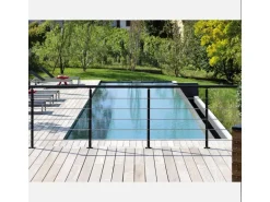 Kordo Geländerset 2m Stahl Schwarzen Metall Handlauf Universo