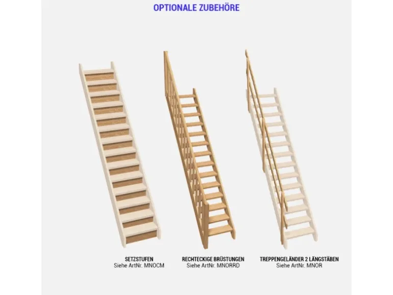 Kordo Gerade Treppe Fichte Normandie