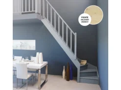 Kordo Treppe 1/4 Gewendelt Links Fichte Normandie