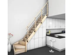 Kordo Treppe 1/4 Gewendelt Rechts Buche Nostra