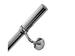 Kordo Wandhandlauf Set 2m Aus Stahl und Halterungen Chrom