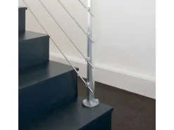 Kordo Zusätzlicher Pfosten Alu Bodenbefestigung Alufarbe Inoline