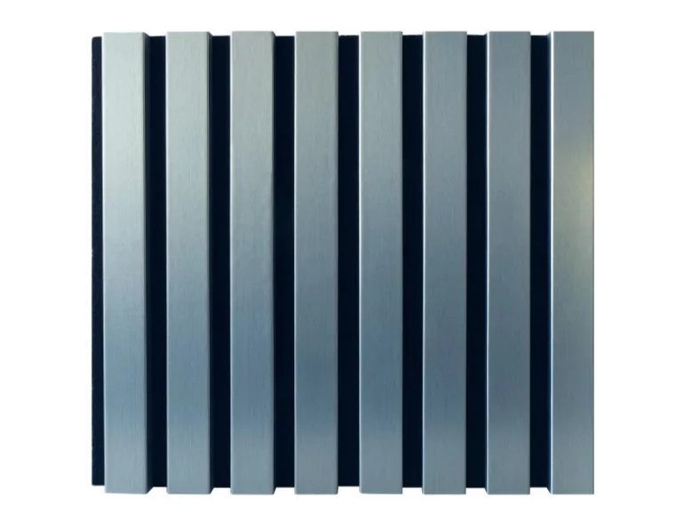 Kovalex Akustik Wall foliert Metall Edelstahl