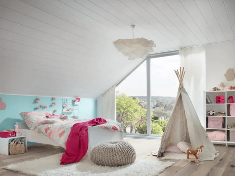 Kronoflooring Wand- und Deckenpaneel Dekor Edelweiß 200 cm x 20,2 cm x 1 cm