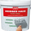 Kunstharz-Rollputz Weisses Haus 8 kg Körnung 0,5 mm