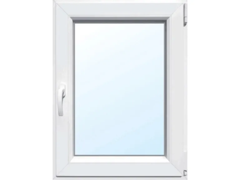 Kunststoff-Fenster 2-Fach Verglasung Weiß BxH 95 cm x 120 cm Anschlag Rechts