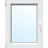 Kunststoff-Fenster 2-Fach Verglasung Weiß BxH 95 cm x 140 cm Anschlag Links