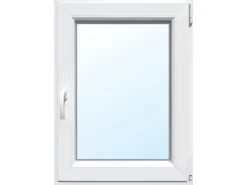 Kunststoff-Fenster 2-Fach Verglasung Weiß BxH 90 cm x 110 cm Anschlag Rechts