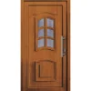 Kunststoff-Haustür 110 cm x 210 cm K003 Anschlag Rechts Golden Oak