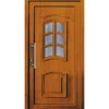 Kunststoff-Haustür 110 cm x 210 cm K003 Anschlag Links Golden Oak