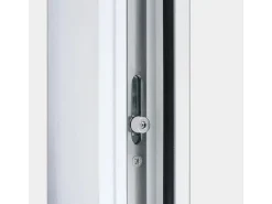 Kunststoff-Haustür 100 cm x 200 cm K017 Anschlag Rechts Anthrazit/Weiß