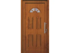 Kunststoff-Haustür K001 Golden Oak 110 cm x 210 cm Anschlag Rechts