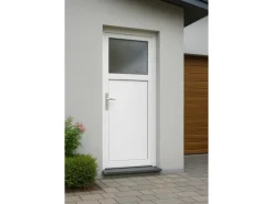 Kunststoff-Nebeneingangstür K 301 Weiß 98 cm x 198 cm Anschlag Links