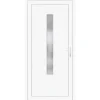 Kunststoff-Nebeneingangstür 98 cm x 198 cm K508 Weiß Anschlag Rechts