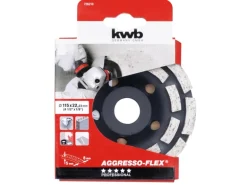 kwb Diamant-Schleifteller Aggreso-Flex Ø 11,5 cm x 2,22 cm