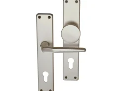 Langschildgarnitur "Tanja-LS" Wohnungseingangstüren Aluminium F1 Eloxiert