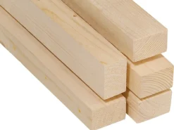 Latte Fichte/Tanne sägerau getrocknet 30 mm x 50 mm x 3000 mm