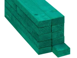 Latte Fichte/Tanne sägerau imprägniert 24 mm x 48 mm x 3000 mm