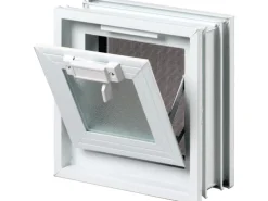 Lüftungsfenster 239 mm x 239 mm für 24er Glasstein