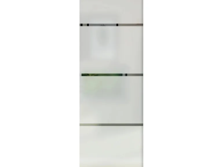Lichtausschnitt ESG Floatglas 3 Streifen 53,5 x 142cm x 4 mm für Holz-Innentüren