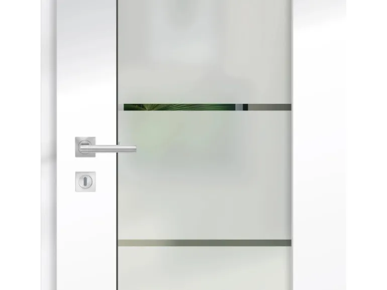 Lichtausschnitt ESG Floatglas 3 Streifen 53,5 x 142cm x 4 mm für Holz-Innentüren