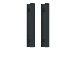 Loft+Mehr Griffstangenpaar Eckig zum Kleben Schwarz Matt