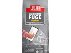 Lugato Fugenmörtel Sicherheitsfuge Flexibel 5 kg Grau