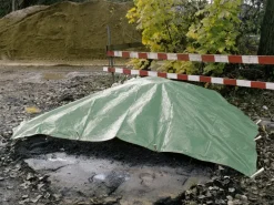 LUX Abdeckplane 4 m x 5 m Grün