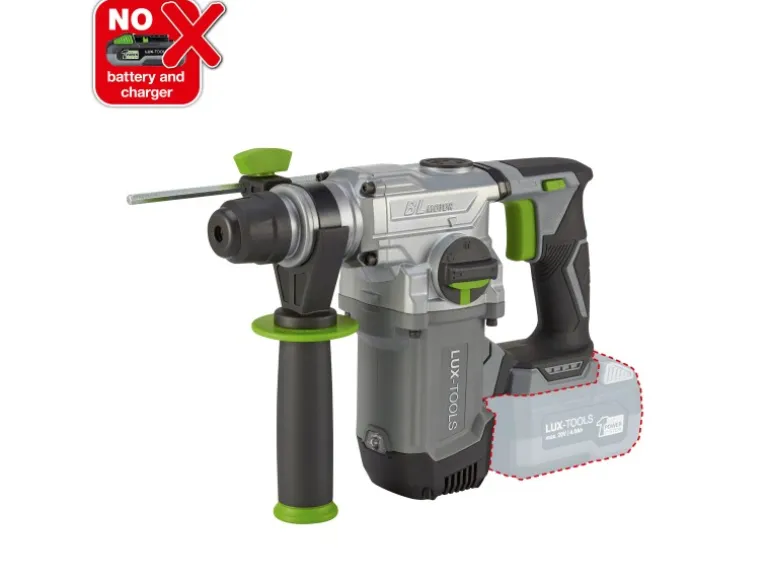 LUX-TOOLS Akku Bohr- und Meißelhammer Bürstenlos 1PowerSystem A-BH-20 B Solo