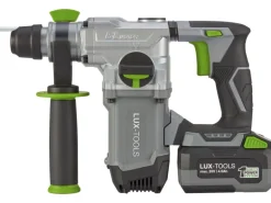 LUX-TOOLS Akku Bohr- und Meißelhammer Bürstenlos 1PowerSystem A-BH-20 B Solo