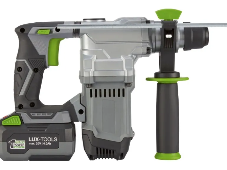 LUX-TOOLS Akku Bohr- und Meißelhammer Bürstenlos 1PowerSystem A-BH-20 B Solo