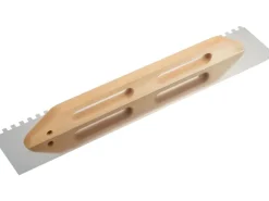 LUX-TOOLS Glättekelle 680 mm mit Zahnung 10 mm x 10 mm