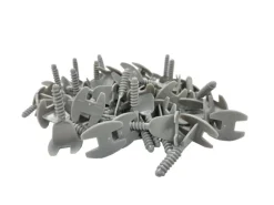 LUX-TOOLS Nivelliersystem Fliesen Gewindelaschen 1,5 mm 250 Stück