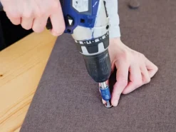 Magnetknöpfe Gelb Samt für Wandkissen