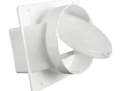 Marley Adapter rund eckig mit Rückstauklappe System 150