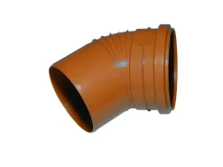Marley Kanalgrundrohr-Bogen 67 Grad DN 125
