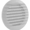 Marley Lüftungsgitter 190 x 150 mm rund zum Einbau in Rohr Weiß
