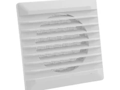 Marley Lüftungsgitter 160 x 160 mm mit Fliegengaze Weiß