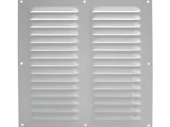 Marley Lüftungsgitter aus Aluminium Weiß 300 x 300 mm